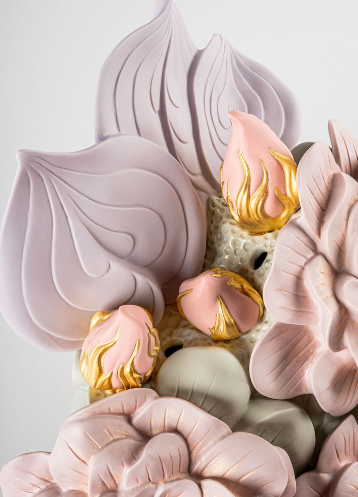 Decorative objects - Vase with Flowers - Lladró - Handmade Porcelain - LLADRÓ