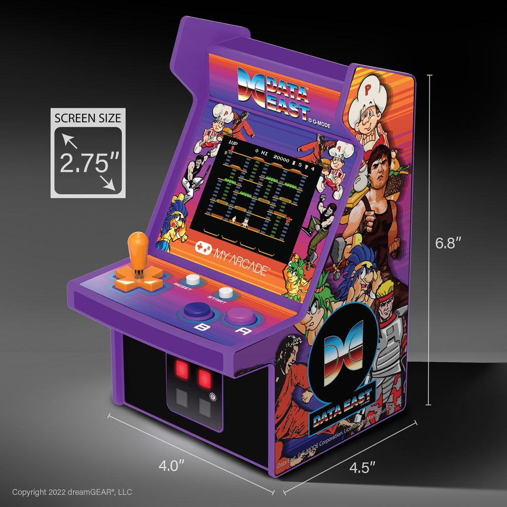 Jeux enfants - Micro Player MyArcade DATA EAST 8 Licences + 300 jeux - KUBBICK