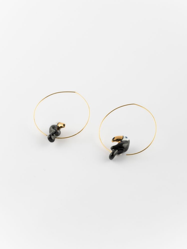 Jewelry - Toucan small hoop earring - Sawadee - NACH