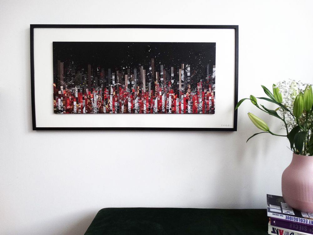 Unique pieces - Framed bas relief sculpture LE GRAND SOIR - HELENE SIELLEZ