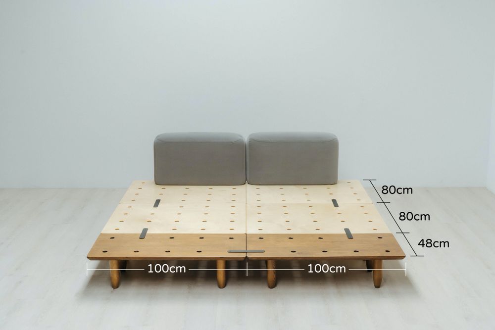 Lits - Sommier Double - QBIT