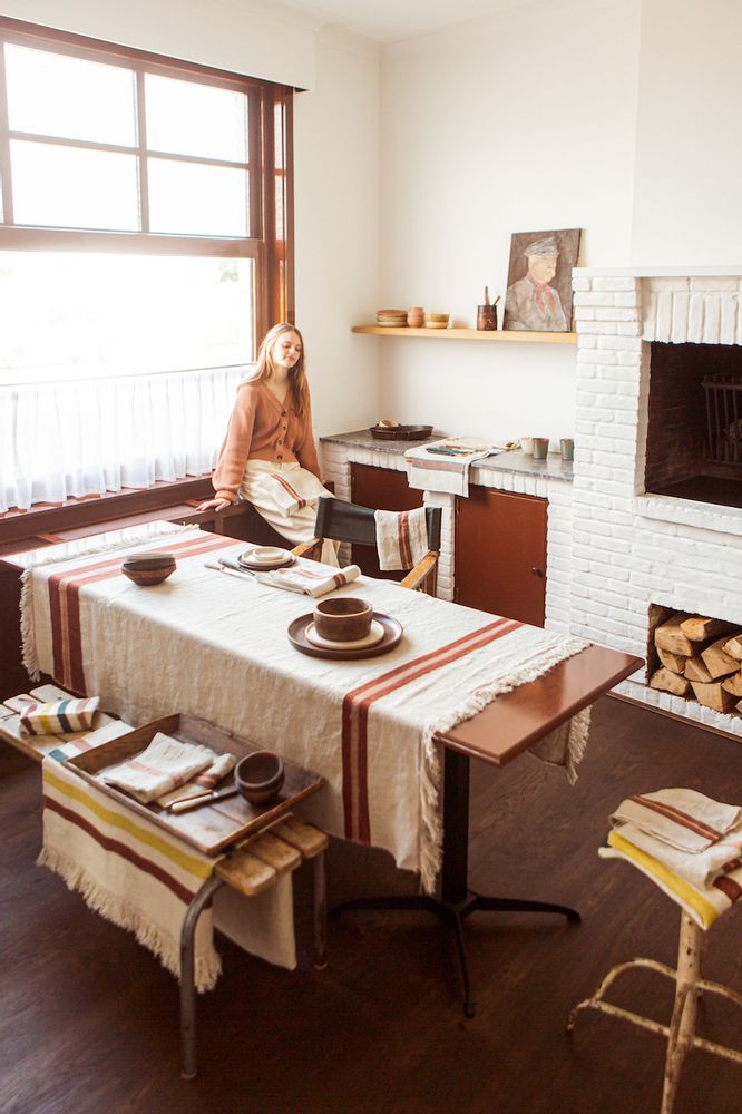 Kitchen linens - THE BELGIAN TABLE THROW - Fisherman - LIBECO HOME