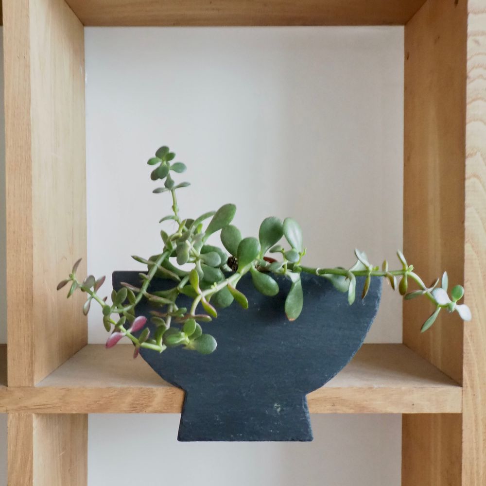 Window boxes - Natural slate planters to stand on - LE TRÈFLE BLEU