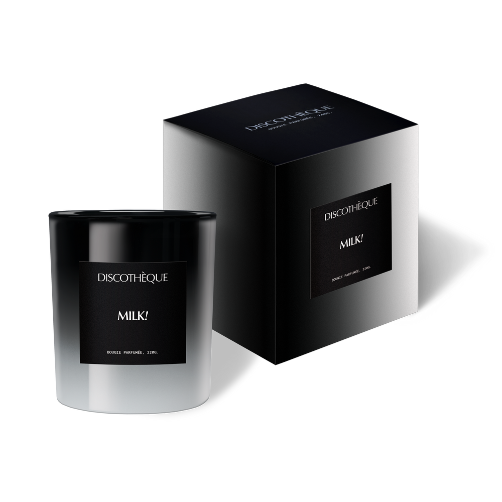 Home fragrances - MILK! Bougie Parfumée, 220G. - DISCOTHÉQUE
