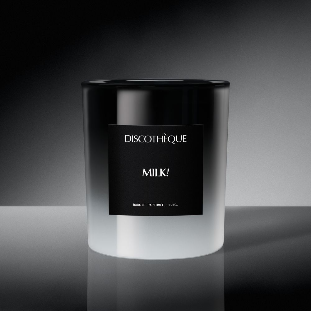 Home fragrances - MILK! Bougie Parfumée, 220G. - DISCOTHÉQUE
