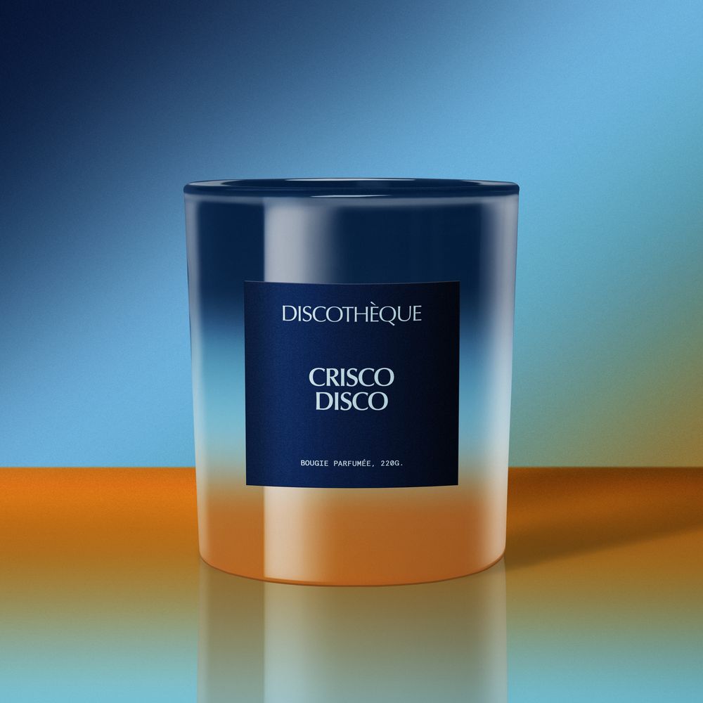 Parfums d'intérieur - CRISCO DISCO. Bougie Parfumée, 220 g. - DISCOTHÉQUE