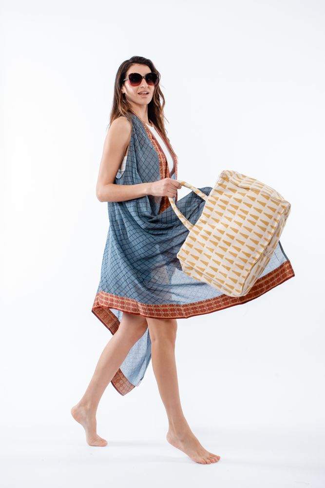 Sacs et cabas - Blockprinted Tote Bags - KORES ACCESSORIES