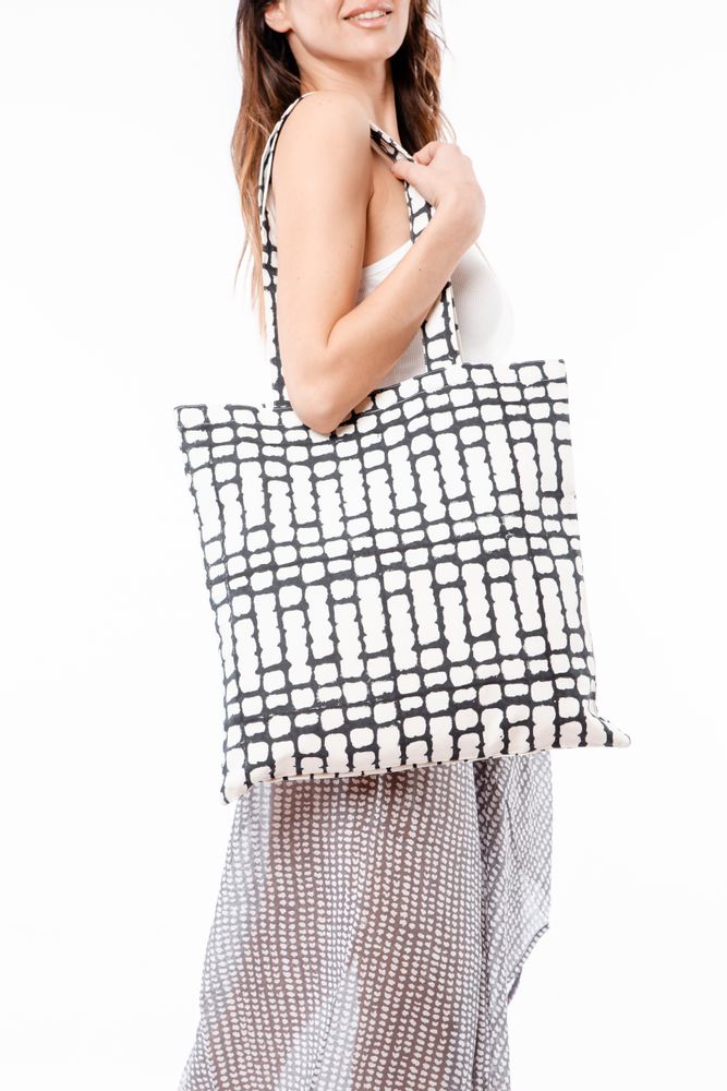 Sacs et cabas - Blockprinted Tote Bags - KORES ACCESSORIES