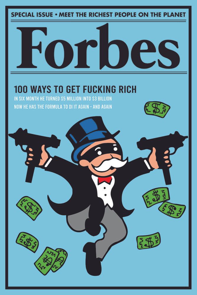 Poster - FORBES Collection - BLUE SHAKER