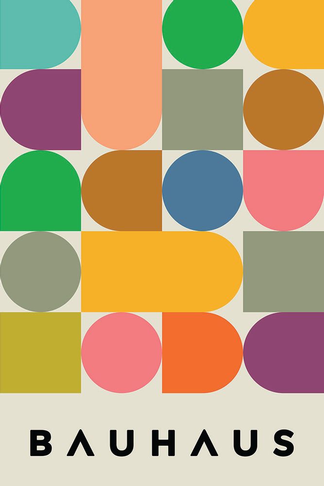 Poster - BAUHAUS Graphic Collection - BLUE SHAKER