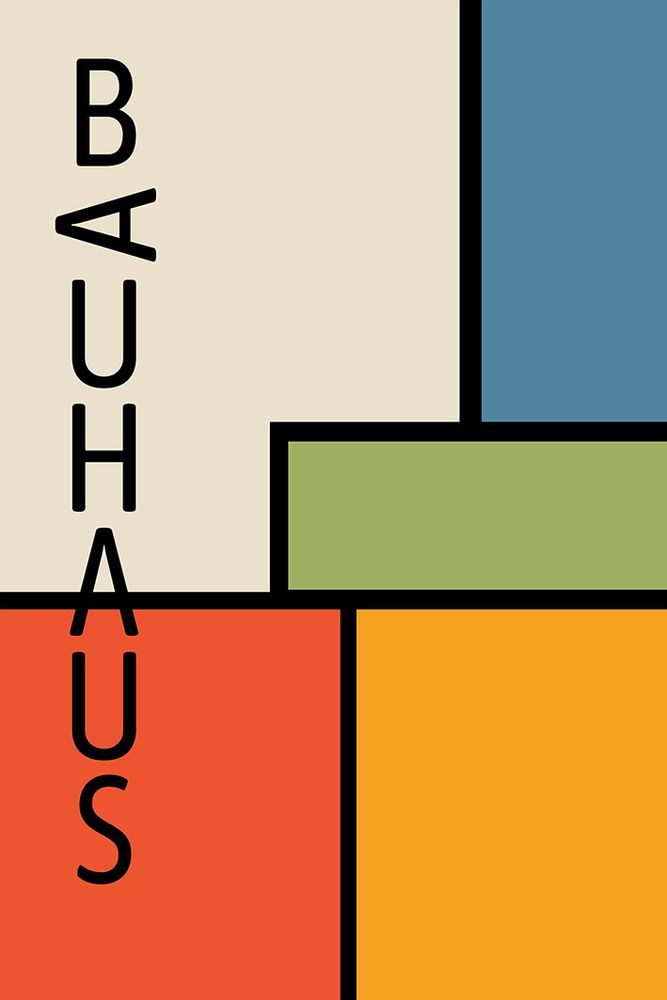 Poster - BAUHAUS Graphic Collection - BLUE SHAKER