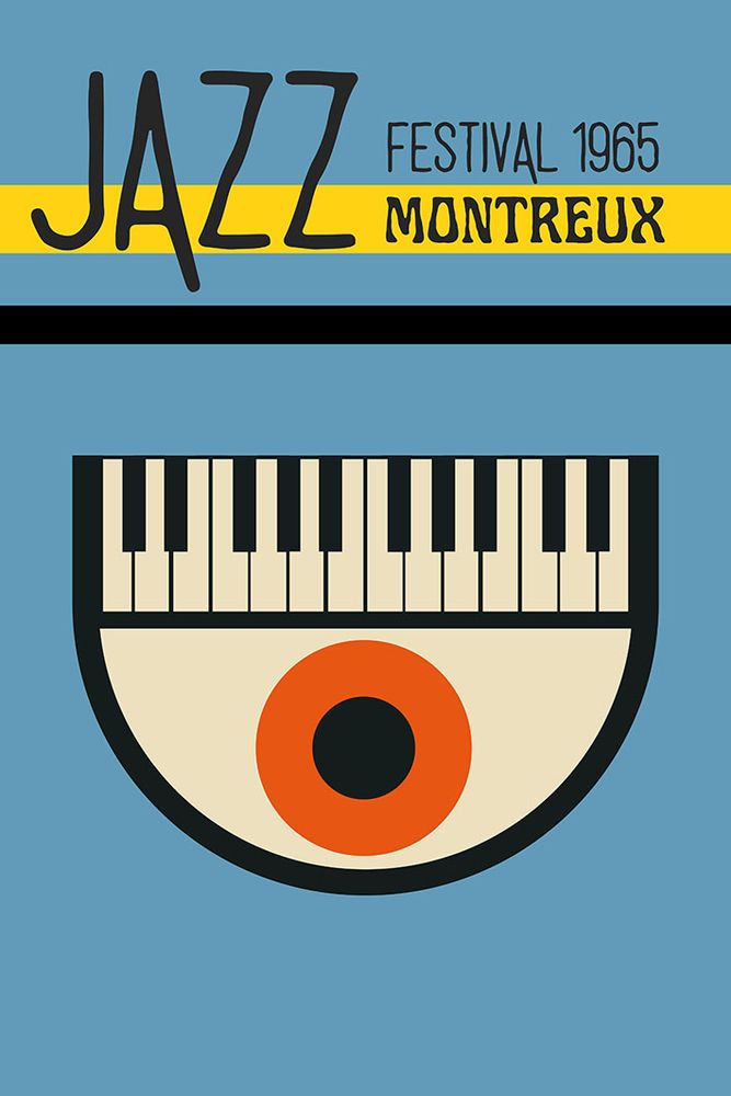 Poster - Jazz Concert Print - BLUE SHAKER