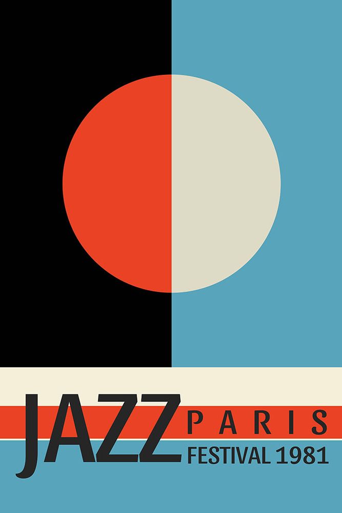 Poster - Jazz Concert Print - BLUE SHAKER