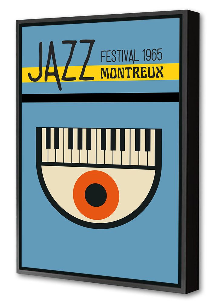 Poster - Jazz Concert Print - BLUE SHAKER