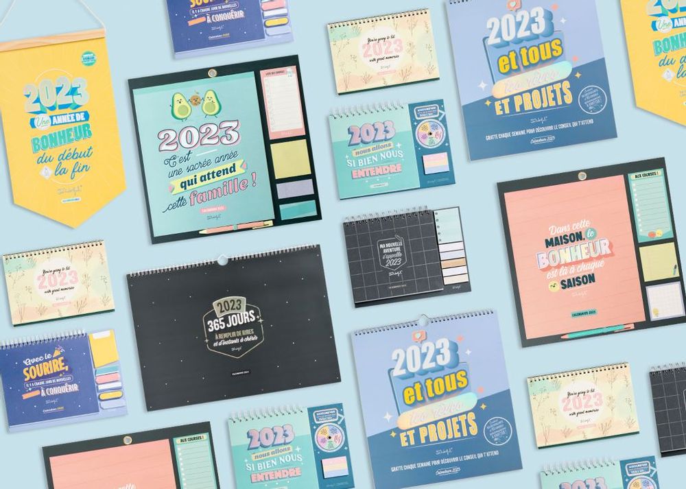 Papeterie bureau - Agendas et calendriers 2023/24 de Mr. Wonderful - MR. WONDERFUL