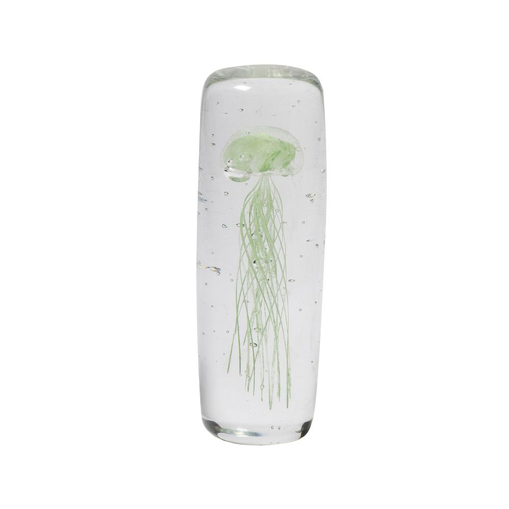 Other office supplies - Cylinder paperweight green jellyfish - CHEHOMA