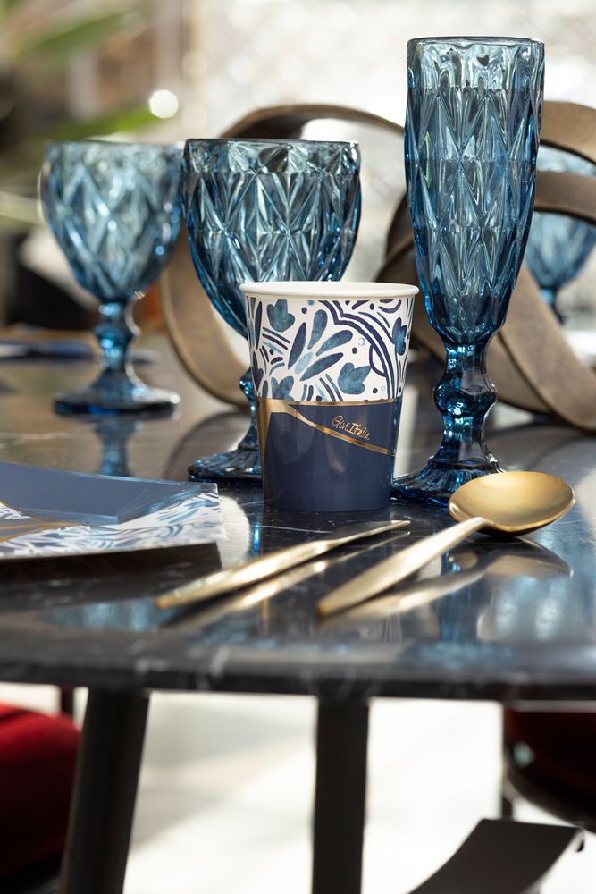 Everyday plates - Kintsugi Blue - GIVI ITALIA S.R.L.