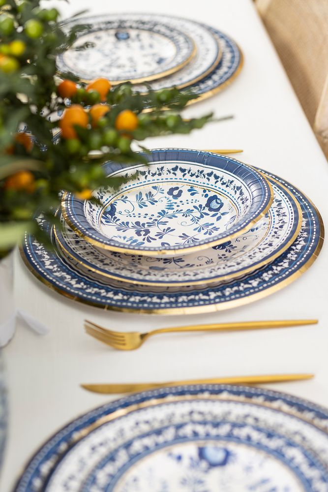 Everyday plates - Blue Grace - GIVI ITALIA S.R.L.
