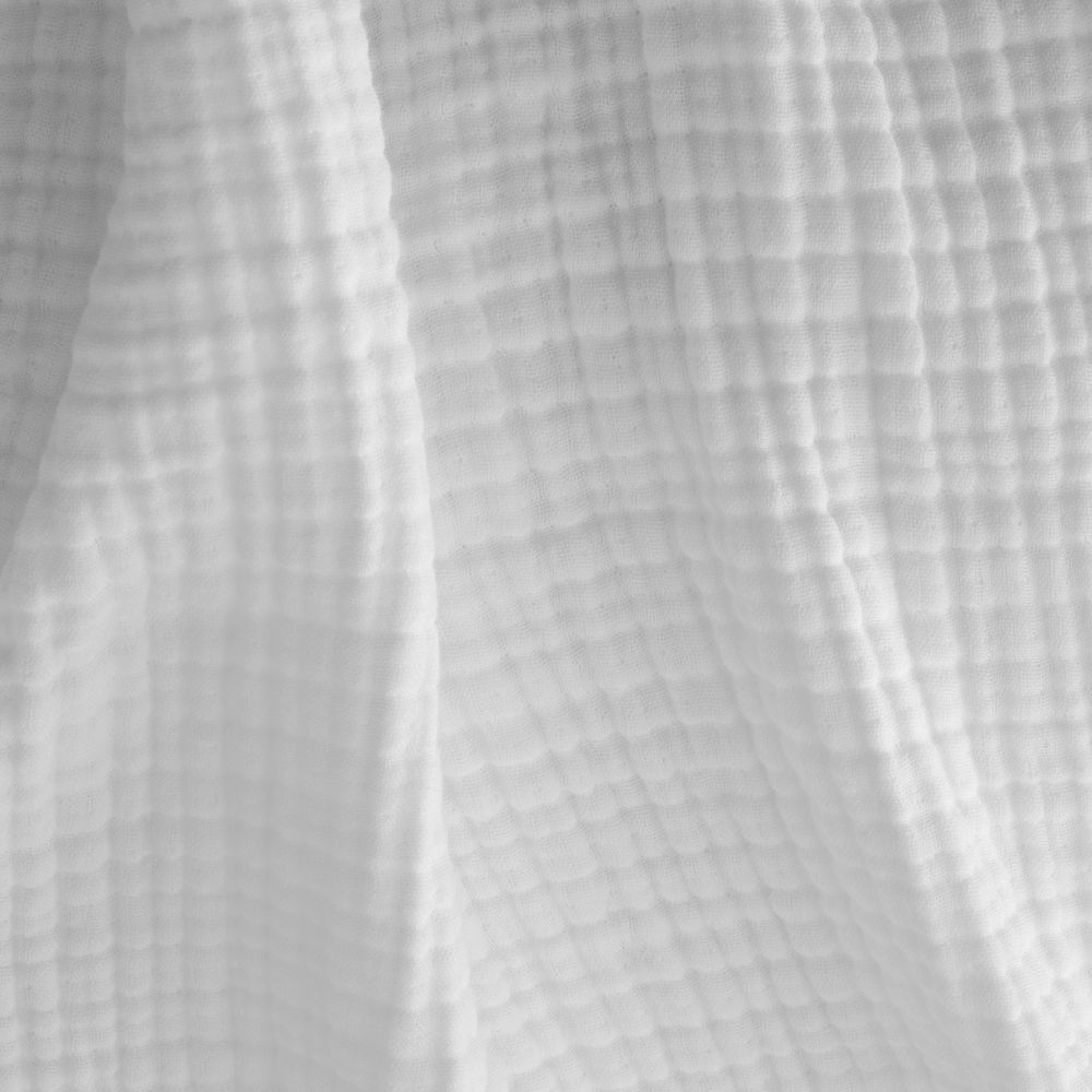 Linge de lit - DESSUS DE LIT MARSEILLE GAZE DE COTON BLANC 240X255 CM - MAISON D'ÉTÉ