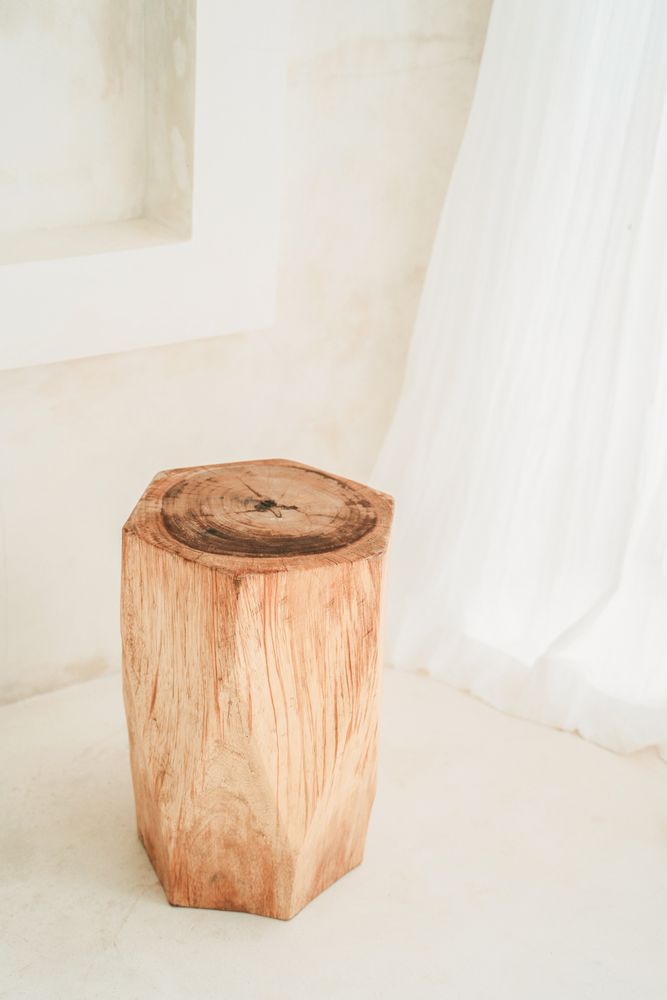 Stools - The Adira Stool - Natural - BAZAR BIZAR LIVING