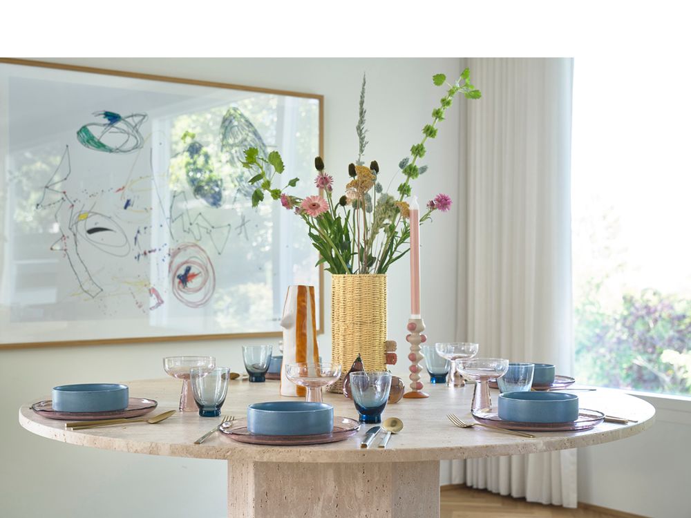Decorative objects - Styles 6 x 5 x 18 cm multi-coloured candle holder - VILLA COLLECTION DENMARK