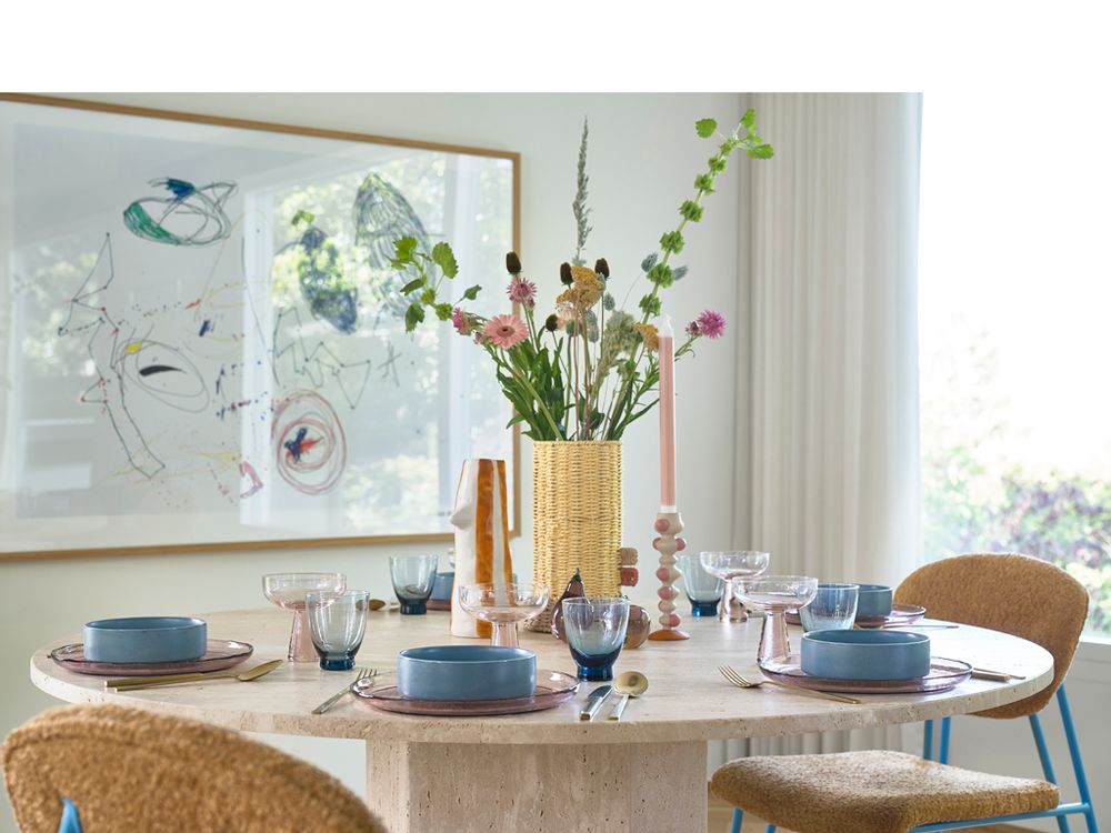 Decorative objects - Styles 6 x 5 x 18 cm multi-coloured candle holder - VILLA COLLECTION DENMARK