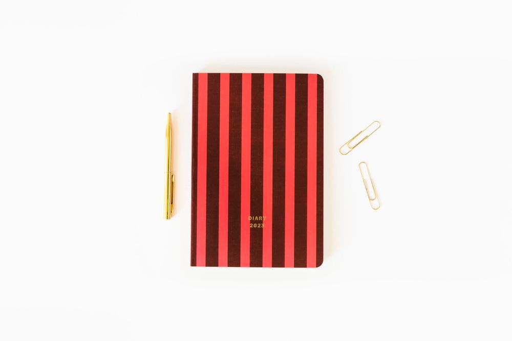 Papeterie bureau - Cahier Lilas - A-JOURNAL