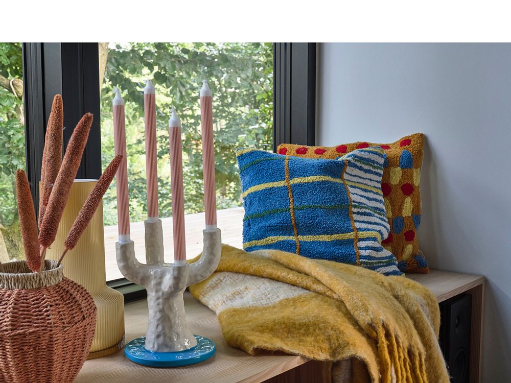 Coussins - Styles Coussin 45 x 45 Brun/Rouge/Bleu/Jaune - VILLA COLLECTION DENMARK