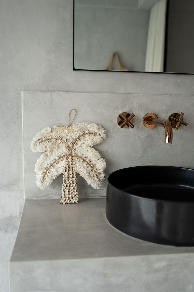 Autres décorations murales - Le Palmier en Coton - Blanc Naturel - BAZAR BIZAR LIVING