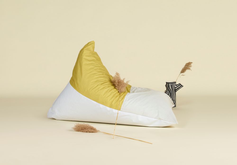 Poufs - [intérieur] Pouf Berlingot Colza - LA TETE DANS LES NUAGES
