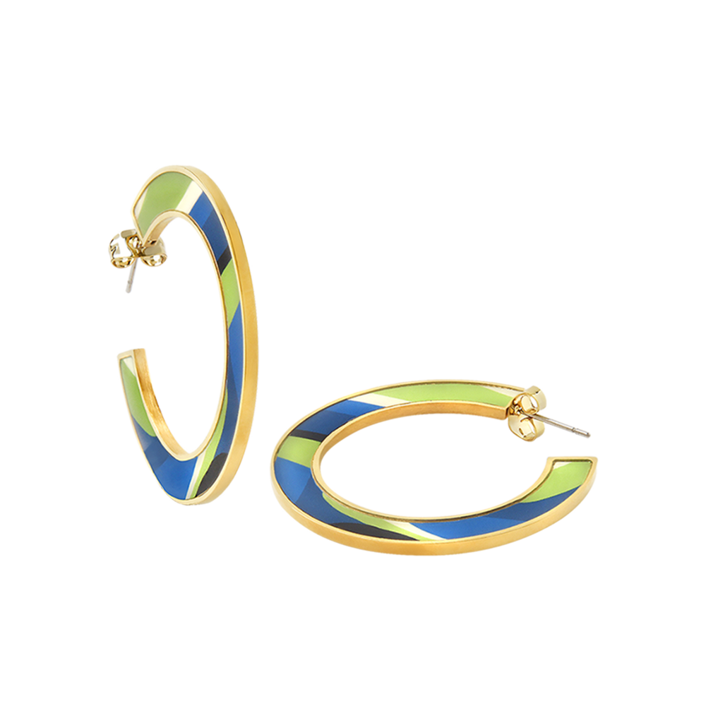 Jewelry - Canyon earrings - Myosotis Blue - BANGLE UP