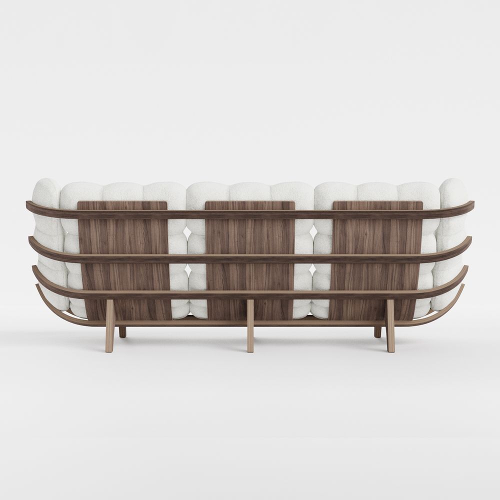 Sofas - NUAGE sofa - Walnut - SOLLEN