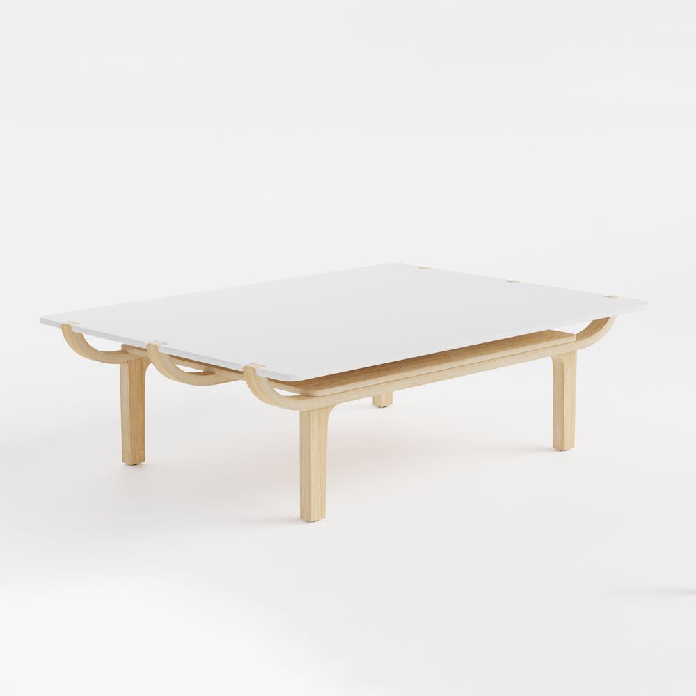 Tables basses - Table basse rectangulaire NUAGE - Chêne - SOLLEN