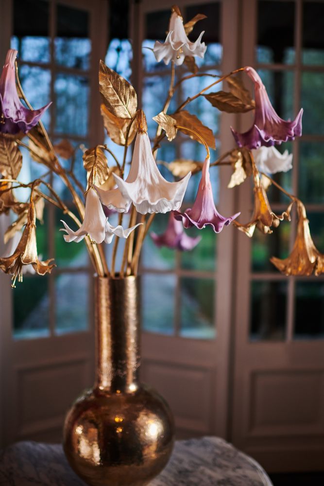 Floral decoration - AW23 - Longing for the holidays - Datura - Artificial flowers and plants for life! - SILK-KA