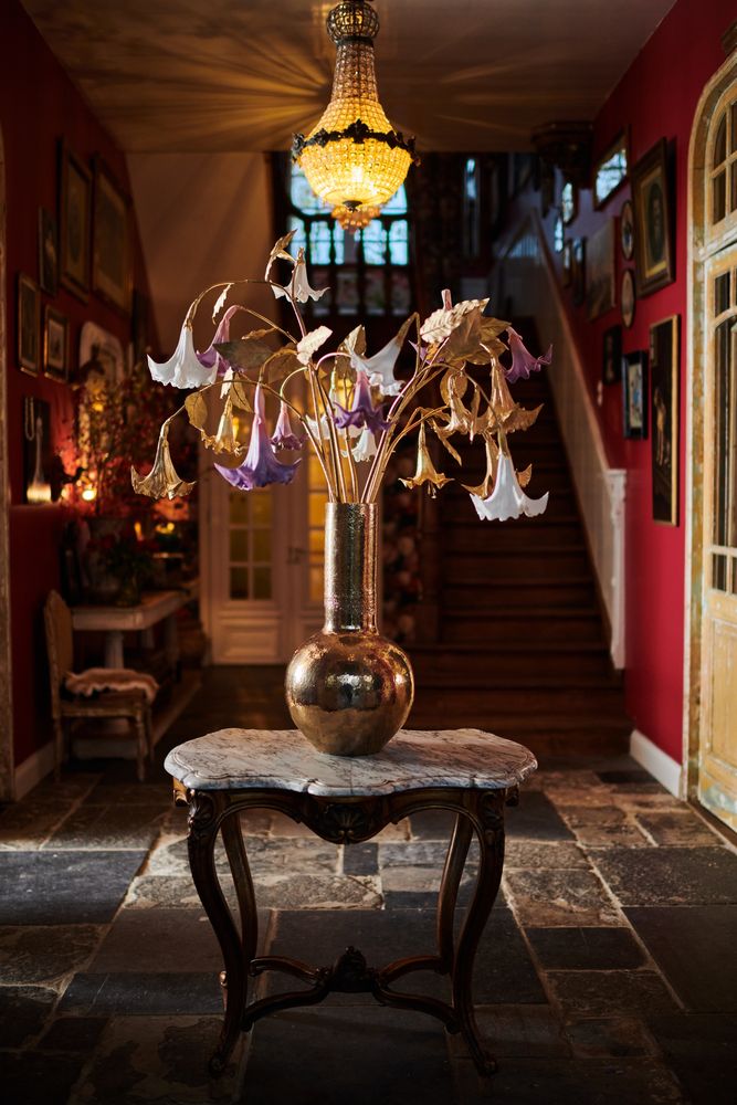 Floral decoration - AW23 - Longing for the holidays - Datura - Artificial flowers and plants for life! - SILK-KA