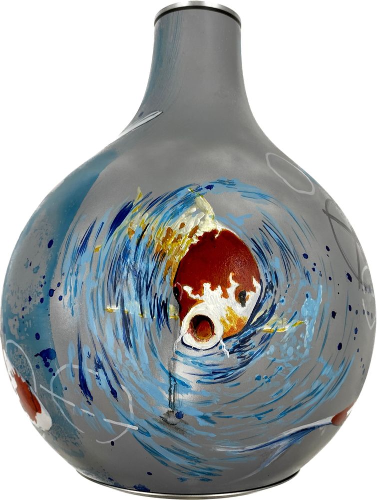 Objets de décoration - Enceinte Iris - Carpe Koî - LA MANUFACTURE D'ORPHÉE