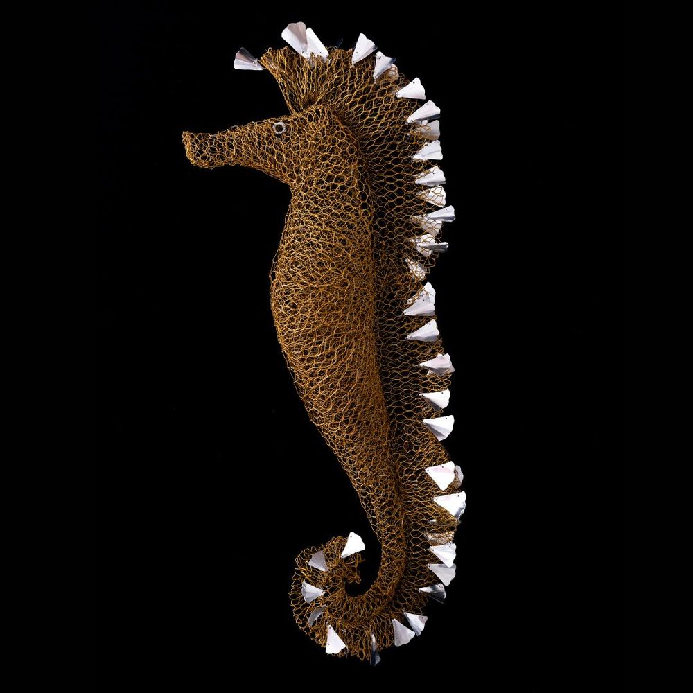 Pièces uniques - Inspiration aquatique- les hippocampes - ODILE MOULIN SCULPTURES