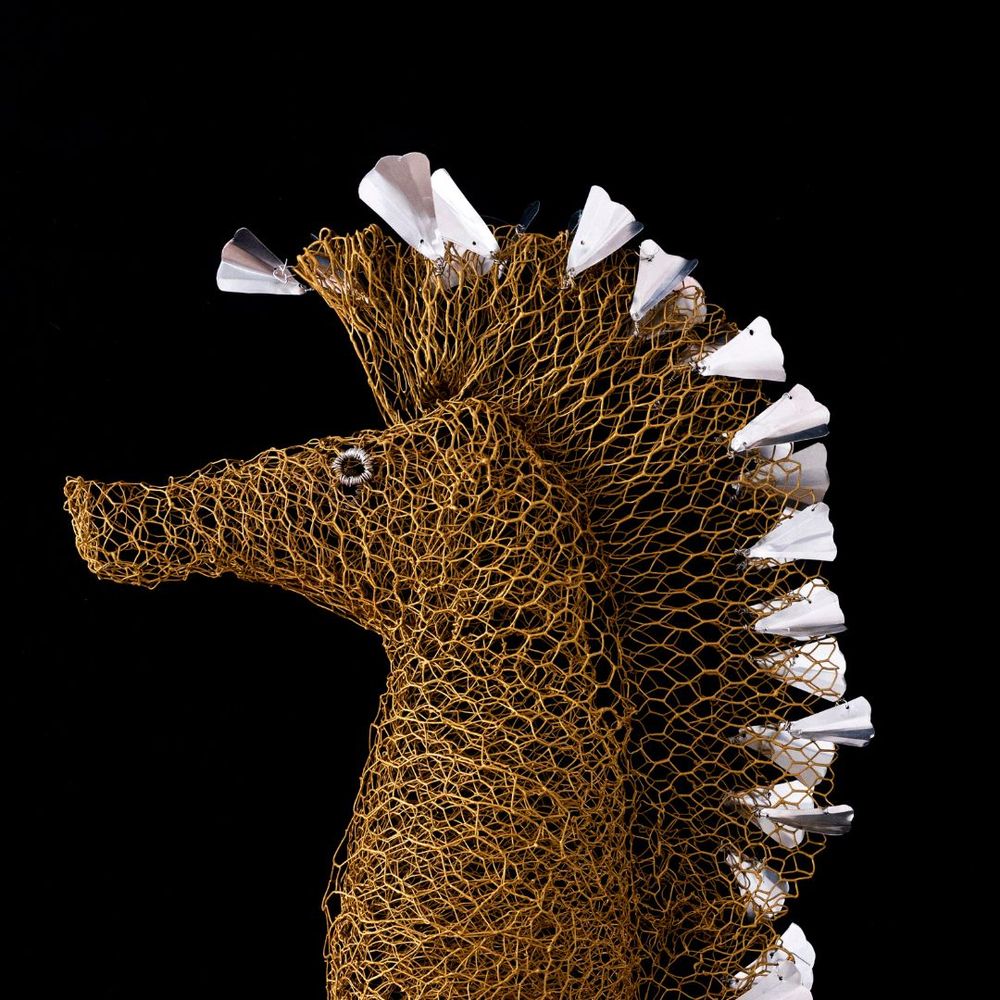 Pièces uniques - Inspiration aquatique- les hippocampes - ODILE MOULIN SCULPTURES