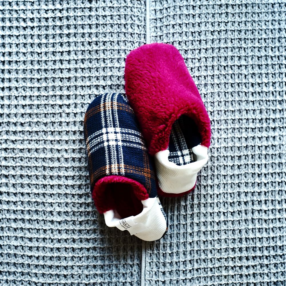 Gifts - Waffle plaid x Toscana boa - MERIPPA