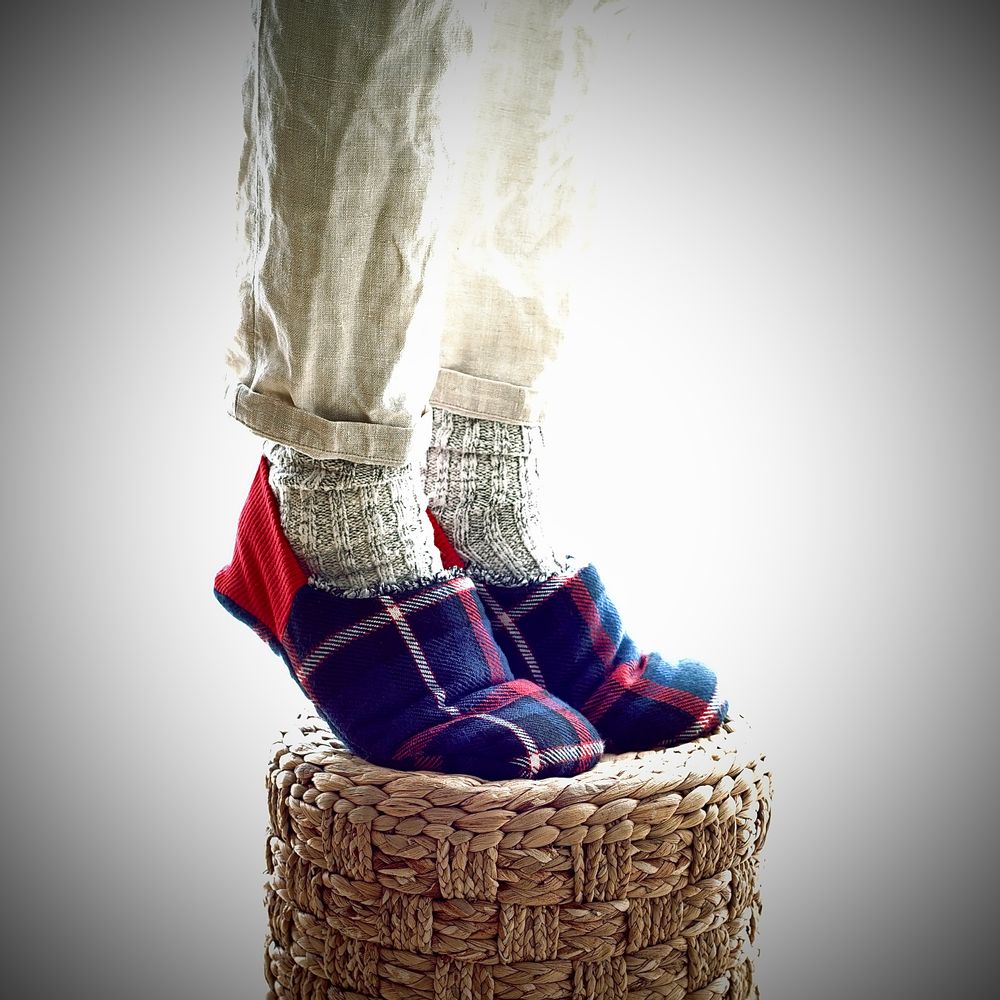 Gifts - Cotton Plaid x Moco moco pile - MERIPPA