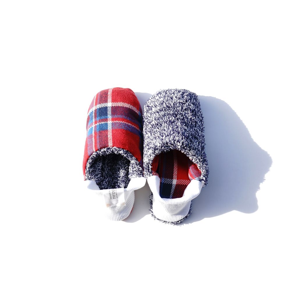 Gifts - Cotton Plaid x Moco moco pile - MERIPPA