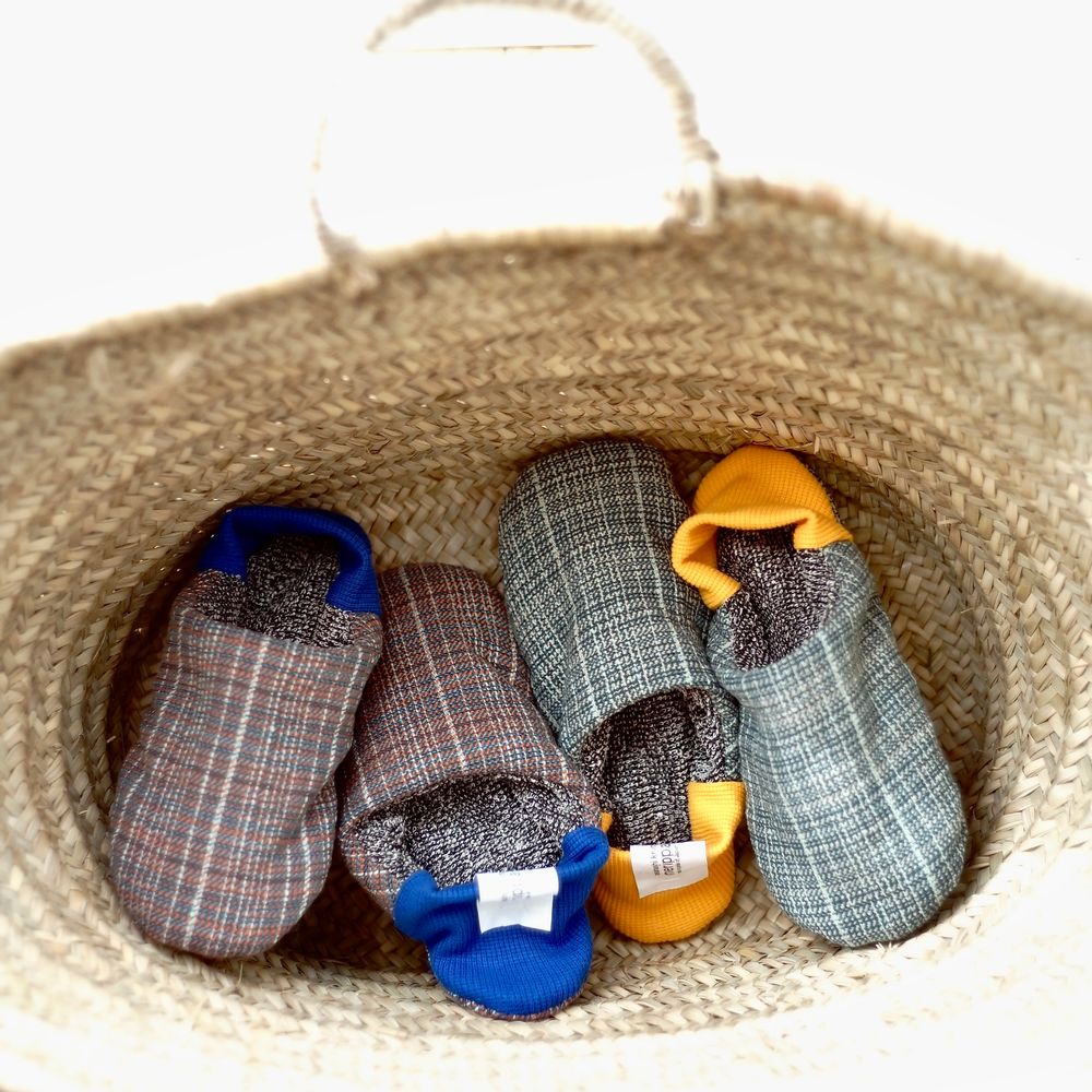 Cadeaux - Plaid en tweed x coton et lin Russel - MERIPPA