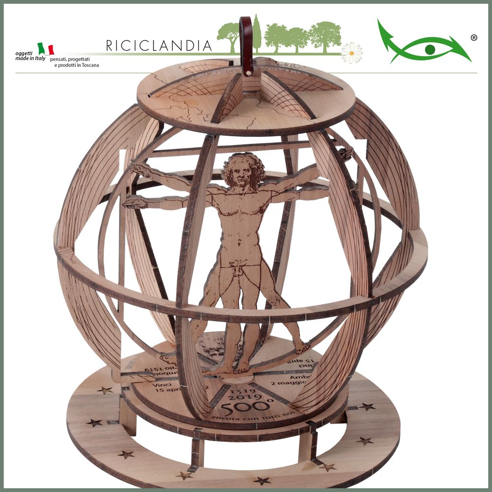 Decorative objects - “Perfecto" Leonardo’s vitruvian man - MULTI TRANCIATI