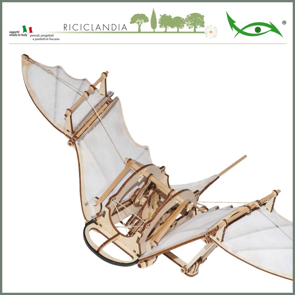 Objets de décoration - Bat-18 Leonardo’s study - Flying machine - MULTI TRANCIATI