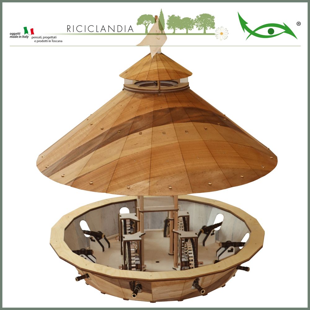 Objets de décoration - Tank from Leonardo's study - MULTI TRANCIATI