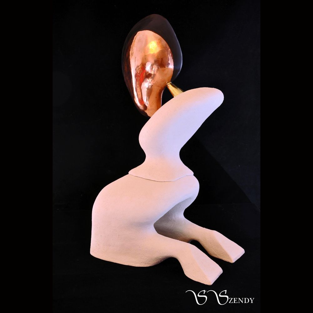 Sculptures, statuettes et miniatures - sculpture sculptures szendy stephane a genoux - SZENDY STEPHANE
