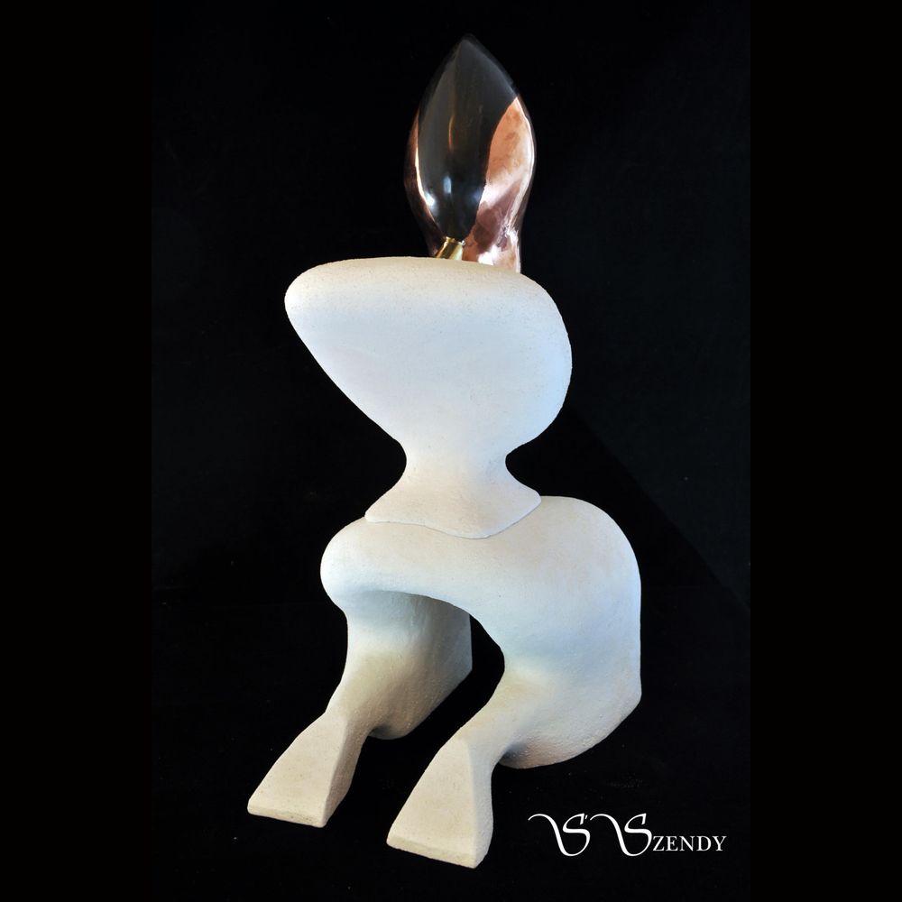 Sculptures, statuettes et miniatures - sculpture sculptures szendy stephane a genoux - SZENDY STEPHANE