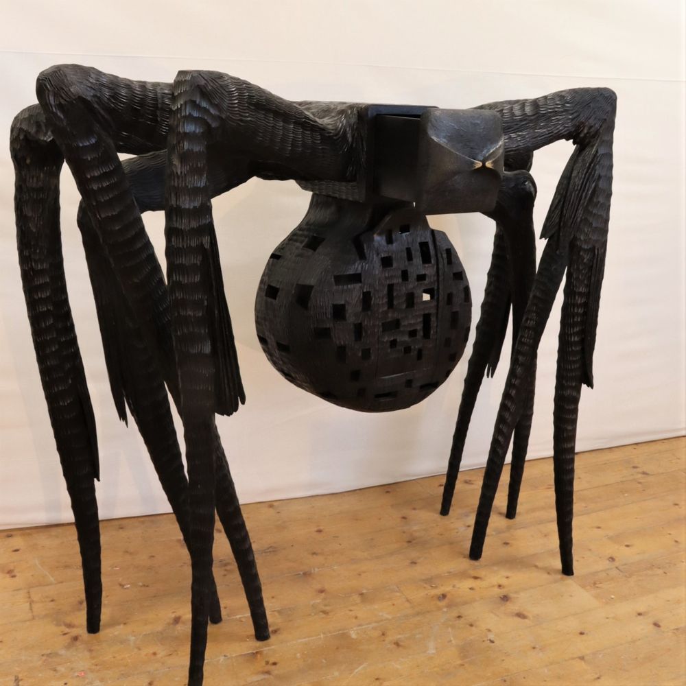 Sculptures, statuettes et miniatures - console "Bonheur noir". - THIERRY LAUDREN