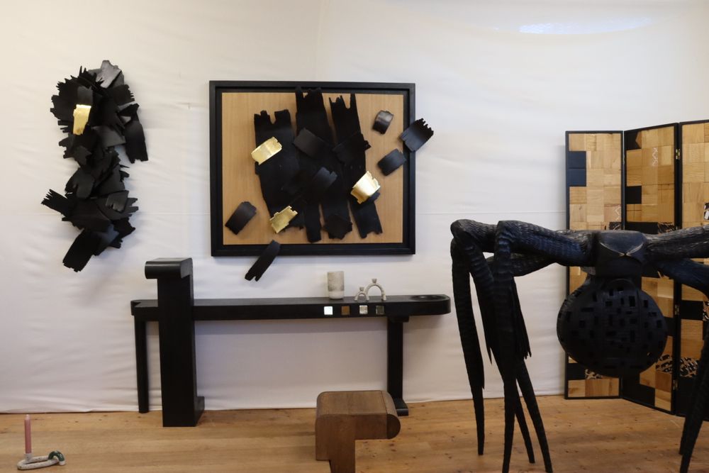 Sculptures, statuettes et miniatures - console "Bonheur noir". - THIERRY LAUDREN