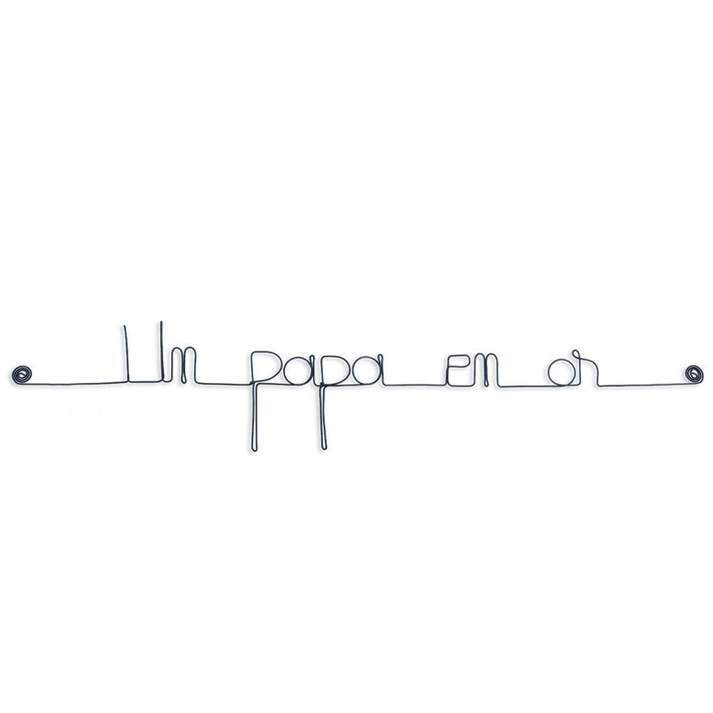 Autres décorations murales - Cadeau fête des pères " Un papa en or " - L'ATELIER DES CREATEURS
